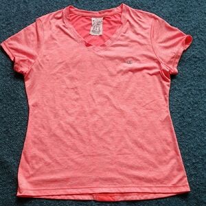 Champion Pink Fitted Short Sleeve Tee Sz‎ L